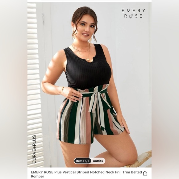 SHEIN Pants - Romper: 2XL